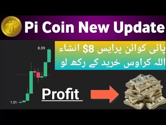 PI網絡新更新| PI硬幣價格預測1 $ SA 8 $交叉| PI硬幣購買價格全潮濕2025