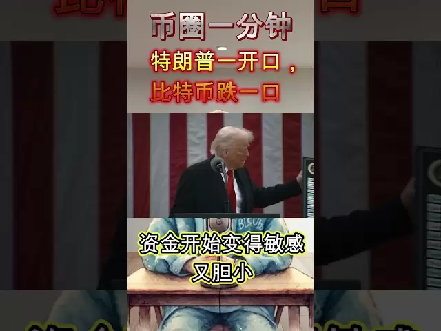 特朗普一開口，比特幣跌一口#btc #trump