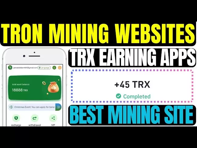 2025年新的TRX採礦網站|最佳Tron投資平台| TRX採礦網站於2025年