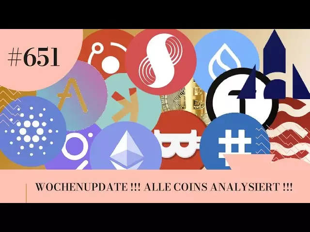 BTC ETH是更多。每周更新！！！所有硬币都经过分析！！！