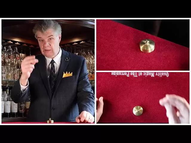 Speed ​​Demo of Solid Brass Metamorphosis Coin par Bob Solari Magic effectué par Andy Martin