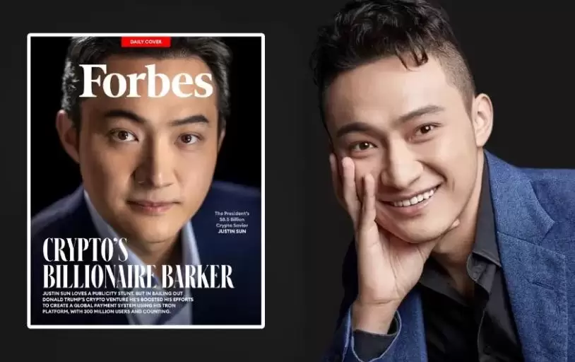 Der Gründer von Tron, Justin Sun
