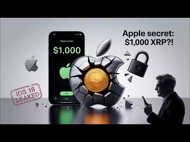 XRPはAppleとパートナーですか？ iOS 18はリップルウォレットを統合します（価格から1,000ドル）