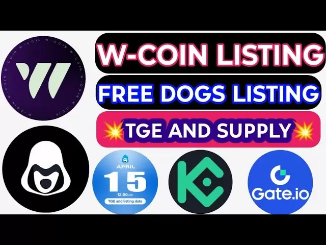 免費狗列出।।自由狗聲稱।। WCOIN列表।। W COIN新更新।। WCOIN退出
