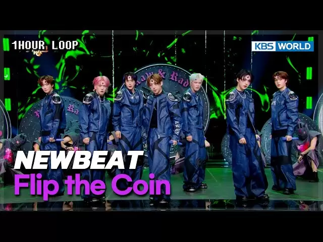 [1HR Loop🔥] Newbeat - Flip die Münze [Musikbank] | KBS World TV 250404