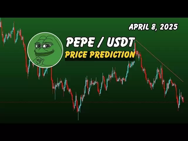 Prédiction des prix Pepe aujourd'hui | Pepe Crypto 8 avril 2025