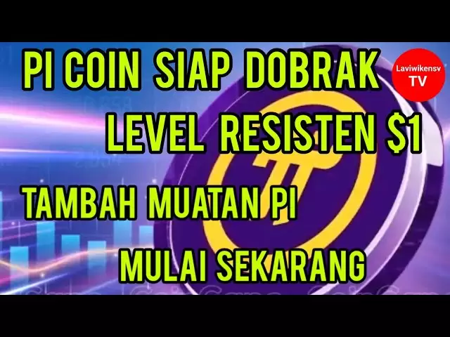 Pi Coin已准备好分解$ 1的抵抗水平，从现在开始添加负载以购买Pi .. !!!