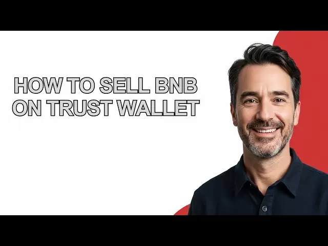 신뢰 지갑에서 BNB를 판매하는 방법 -Kevinhowto