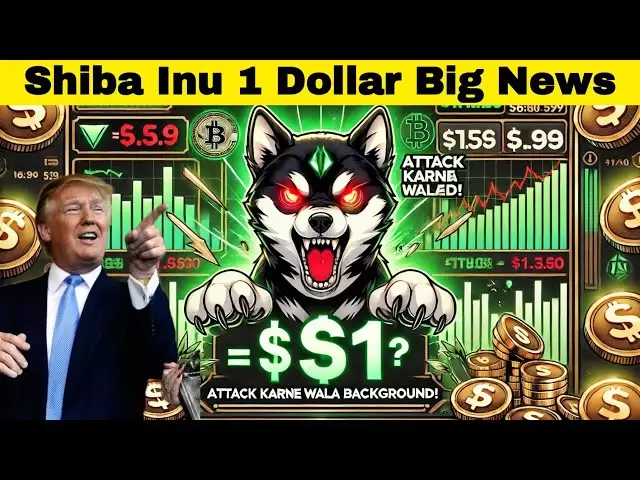 Shiba inu 1 dollar Trump Support Big News🔥 Shiba Inu Coin News Today Financial Crypto Stocks Trading