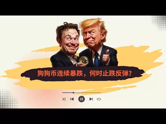 💡震惊👀狗狗币连续下跌，比特币跌至7 4万！山寨币整体大幅回落！#狗狗币 #山寨币 #川普 #关税