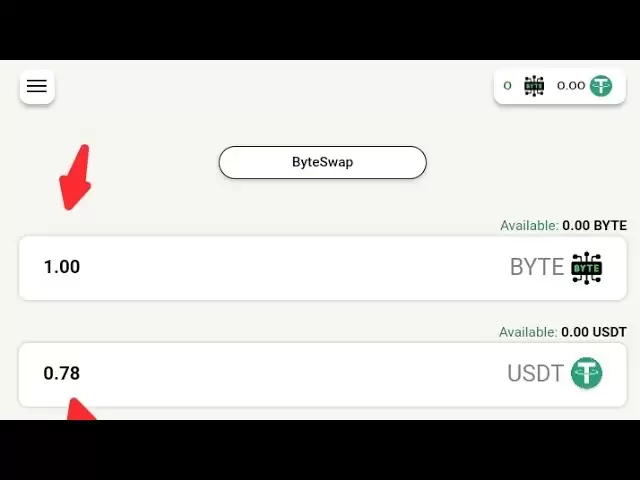 现在开始采矿字节链。立即将其交换为USDT。 $ byte = $ 0.78