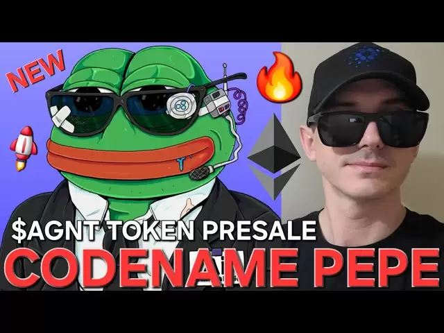 $AGNT - CODENAME:PEPE TOKEN PRESALE CRYPTO COIN HOW TO BUY CODENAME PEPE AGNT ICI ETHEREUM MEMECOIN