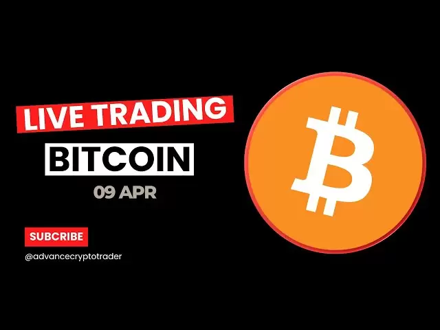 Crypto Trading Live: BTC Live Trading Bitcoin Analysis | 09 April #Crypto #bitcoin #BTC