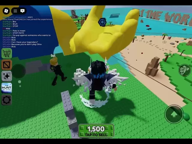 I got a hunt token in eat the world