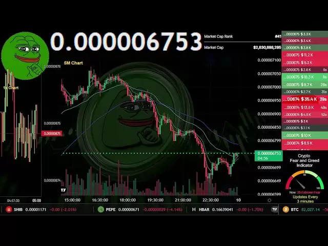 $PEPE | Live Stream 24/7 | PEPE USDT | PEPE THE FROG COIN | Trading Signals Chart | April 10-12th