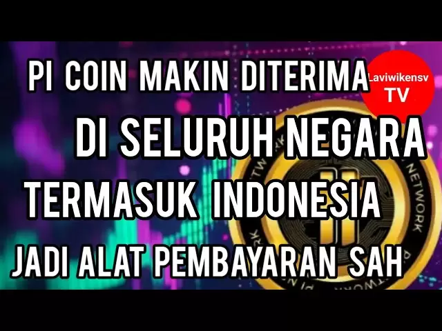Pi Coin is increasingly accepted by all countries, including Indonesia as a legal payment tool .. !!!