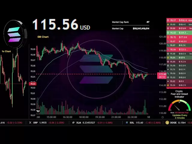 $SOL | Live Stream 24/7 | OFFICIAL Solana COIN | SOL USDT | Trading Signals Chart | April 10-12th