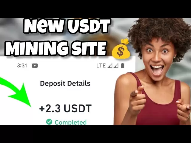 Neue USDT -Bergbaustelle 💰 USDT Earning Site 🤑 USDT Quantifizierungsstandort