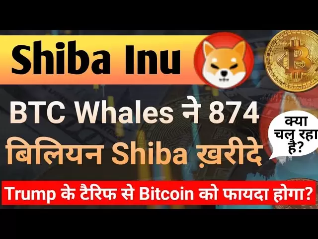 クジラ874 BLN。シブख़姉妹 - トランプ関税BTC受益者| Shiba Inu Coin News Today |予測