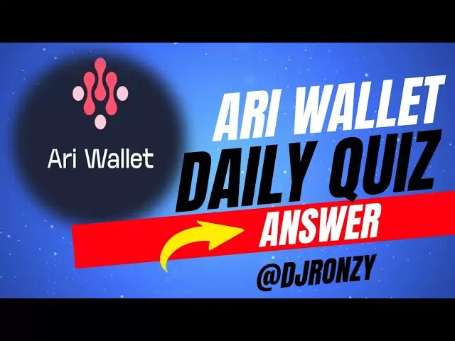 Arichain Wallet Daily测验2025年4月11日：“代币经济学”背后的核心思想是什么？