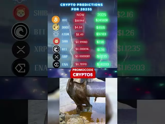 2025年的模因硬币价格#crypto #cryptonews #cryptocurrency #bitcoin #xrp #solana＃ethereum #pepe