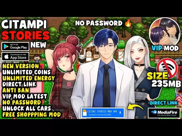 Cisini Stories Mod APK v1.93.13パスワードなし - 違法チケット。無制限のコイン
