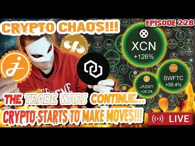 Crypto Otaku -Crypto Chaos！ 83kビットコイン！暗号ラリー!! xcn、jasmy、swftcリード!!! [エピソード228]