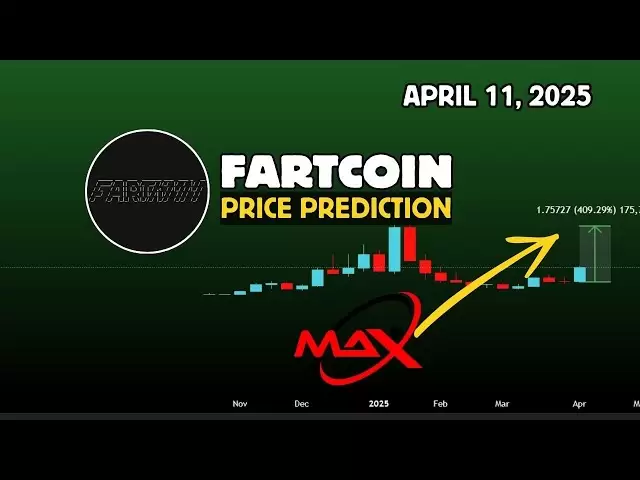Fartcoin -Münzpreisvorhersage heute | Fartcoin Crypto Nächste Ziele? Krypto signalisiert 11. April 2025