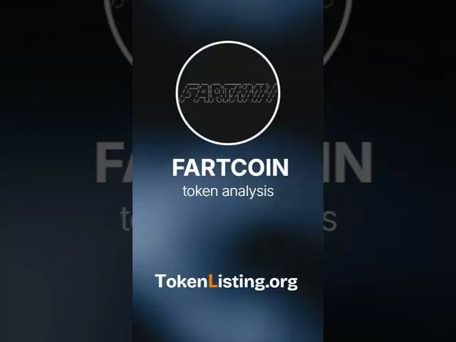 fartcoinトークン分析#tokens #cryptocurrency #crypto #wealth #trading