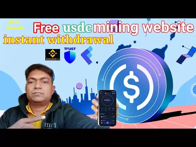 Gagnez gratuitement USDC Coin | Nouveau site d'exploration de robinet USDC | Bonus 5 GH / s | Faucetpay de paiement instantané