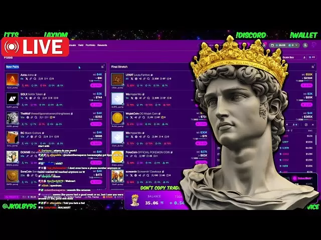 1 Sol zu 100 Sol Challenge 🤑 Live Memecoin Handel 🤑! Axiom! Nova! Wallet! Discord!