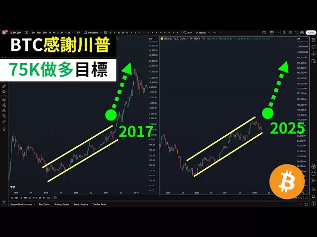 ビットコインはもう一度トランプに感謝します！ BTC75K長い利益目標