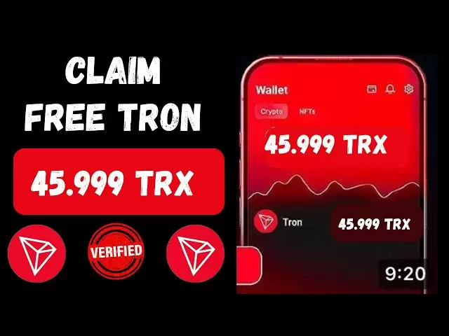 無料の45.999 TRX TRONをクレームする24時間ごとにウォレットを信頼する/無料のTRON TRXマイニングサイト投資なし