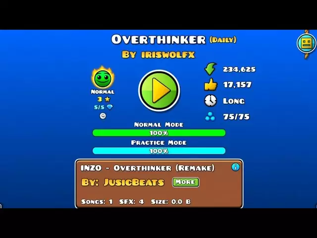 [Classic Epic Normal] "Overthinker" par Iriswolfx (une pièce)