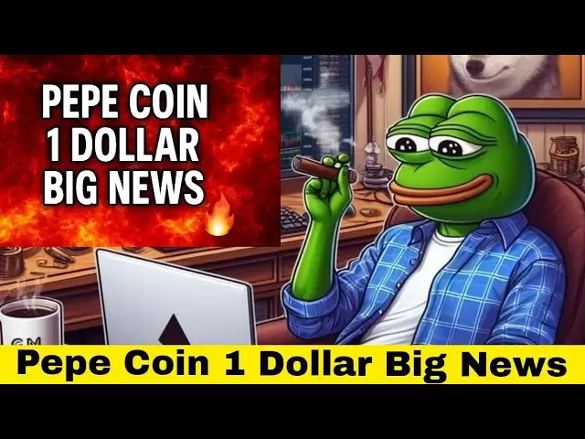 Pepe Coin 1 Dollar Big News 🔥 Pepe Coin News Today Financial Crypto Stocks Trading Bitcoin