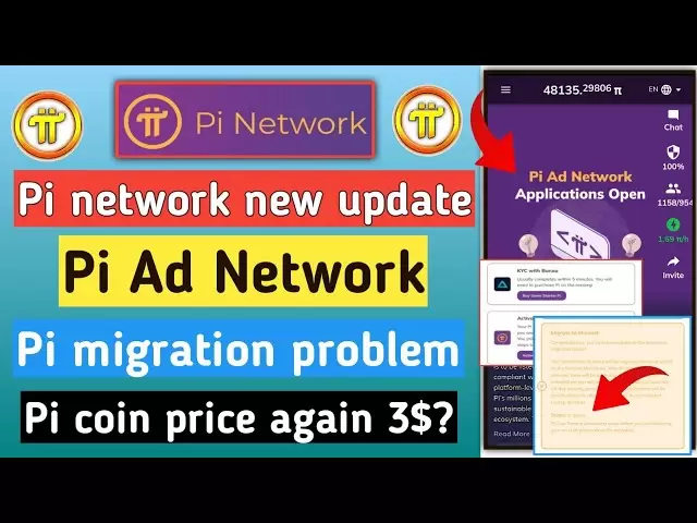 PIネットワーク新しいアップデート| PI ADネットワーク| PI移行問題| PIコイン価格予測