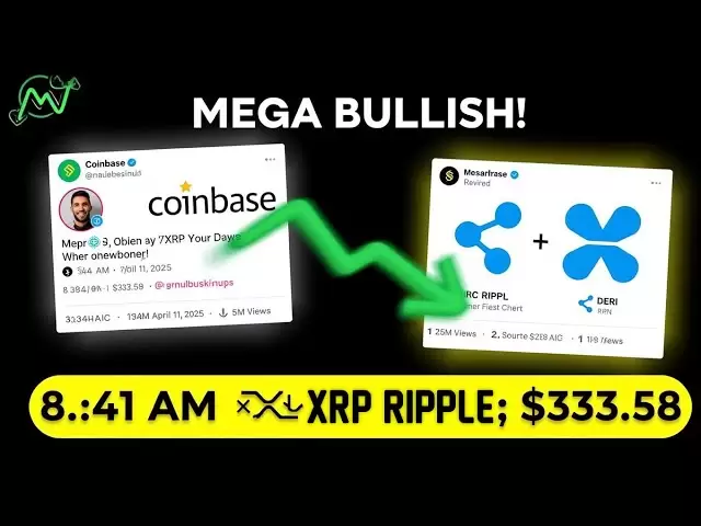 Ripple XRPNews💥Coinbase泄漏XRP泵？ $ 333.58公允价值要求震惊投资者