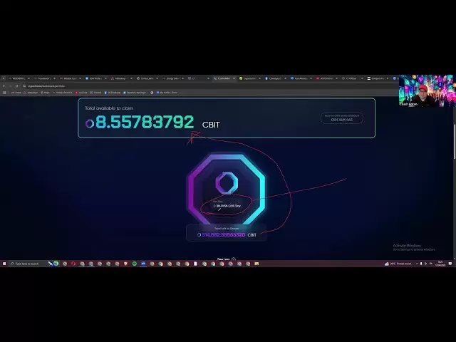 在C-Link錢包中的CoreBit代幣流式和占有