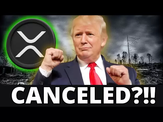 XRP只是在！惊人的消息！唐纳德·特朗普只是取消了坠机事故吗？