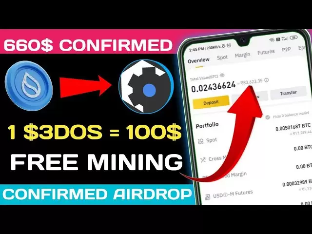 Réclamer 660 $ illimité | Node gratuit en cours d'exécution | Trop de jeton 3DOS | Passe-air à durée limitée