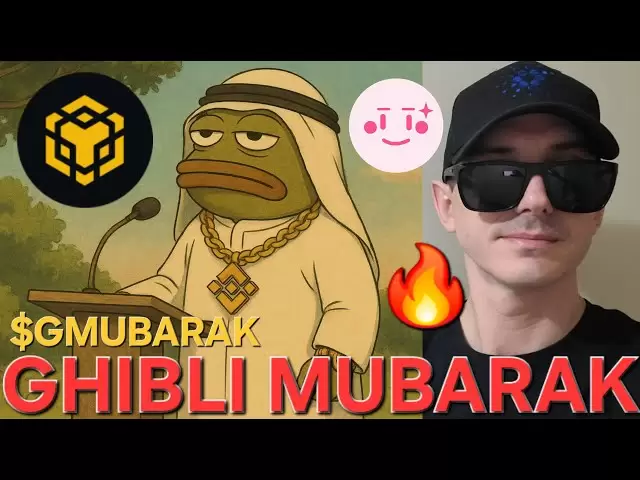 $ GMUBARAK - GHIBLI MUBARAK TOKEN PRESALE CRISTO CONOR How To Buy Pinksale Bnb BSc Binance CZ Memecoin