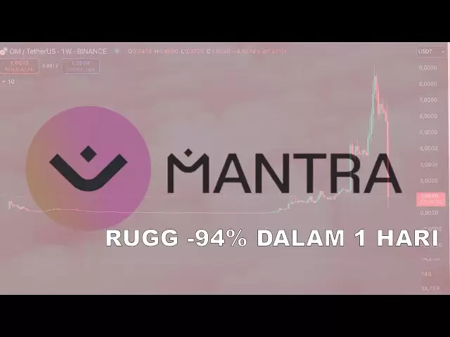 Token $ om chain rugg chain -94% in 1 day | The market is monitored to respond to panic ??