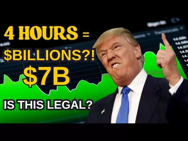 Trump a fait des milliards en 4 heures ?! Le mouvement choquant du marché exposé