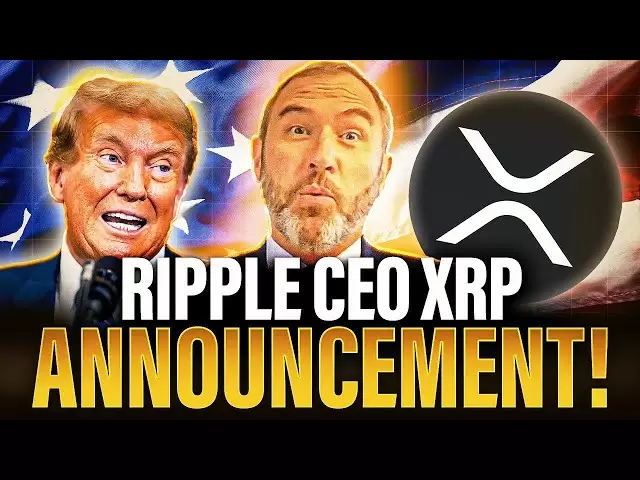 XRP va sur le ciel! PDG de Ripple Crazy XRP et annonce du gouvernement américain | Sec Ethgate News