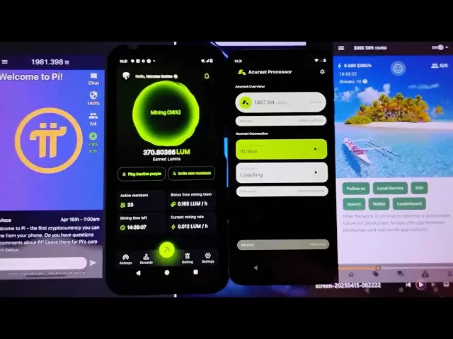 最好的移動開採2025！ PI硬幣與Acurast vs Lumira vs Cpen