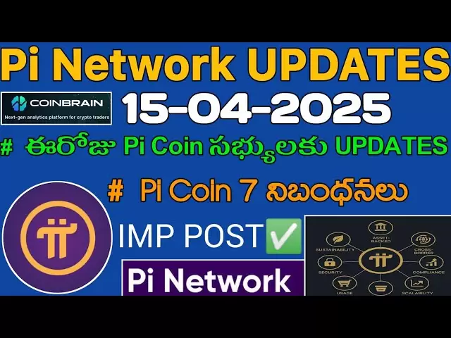 #Pinetwork pi Coin 7 termes - nouvelles mises à jour