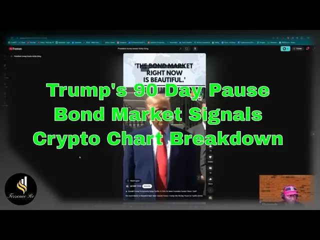 特朗普的90天停顿，债券市场信号和加密图表细分#trading #bitcoin #mstr #coin