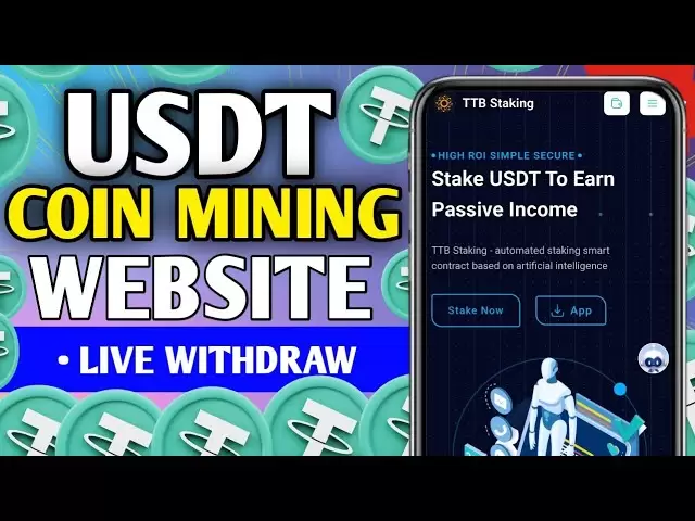 New usdt coin investment platform | Usdt earning website | New money making website | Usdt mining