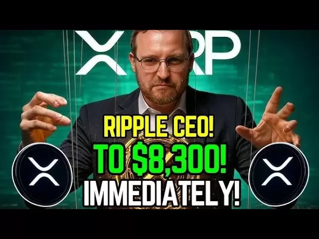 XRP爆炸：SEC提議與Ripple首席執行官和解 - $ 8,300進入？
