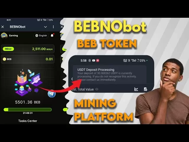 Beb Token Mining -Plattform | Live -Bergbau und konvertieren und ziehen Sie sich in Binance zurück.